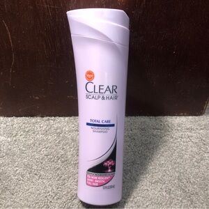 Clear Scalp & Hair Therapy Total Care Nourishing Shampoo Shines Soothes 12.9oz